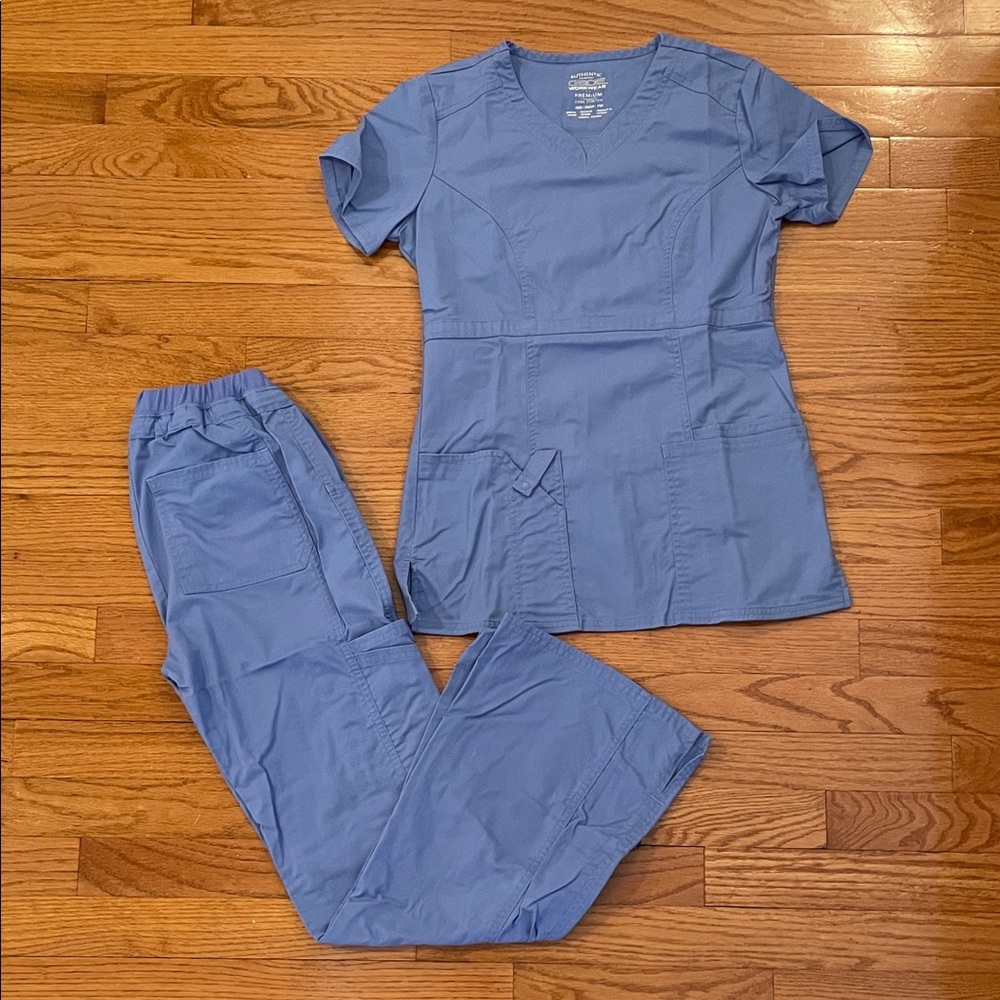 XXS Blue Scrub Set